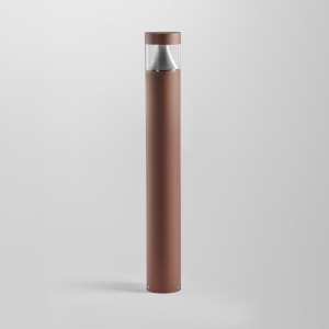 Borne LED extérieure 60 ou 80cm - 10W - Anthracite ou Corten - KONEA – KON-80-10W-230V-CORT-WW