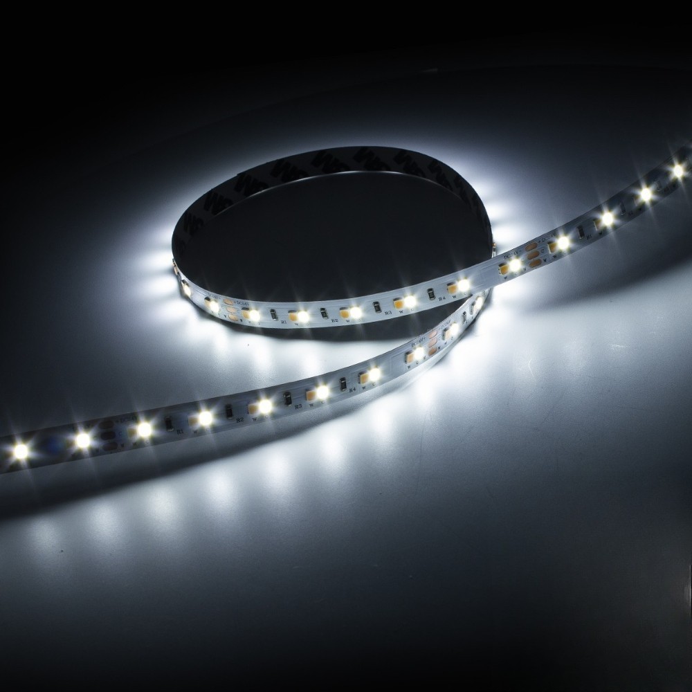 Bandeau LED blanc chaud et pur IP20 14,4 Watts / mètre SMD 5050