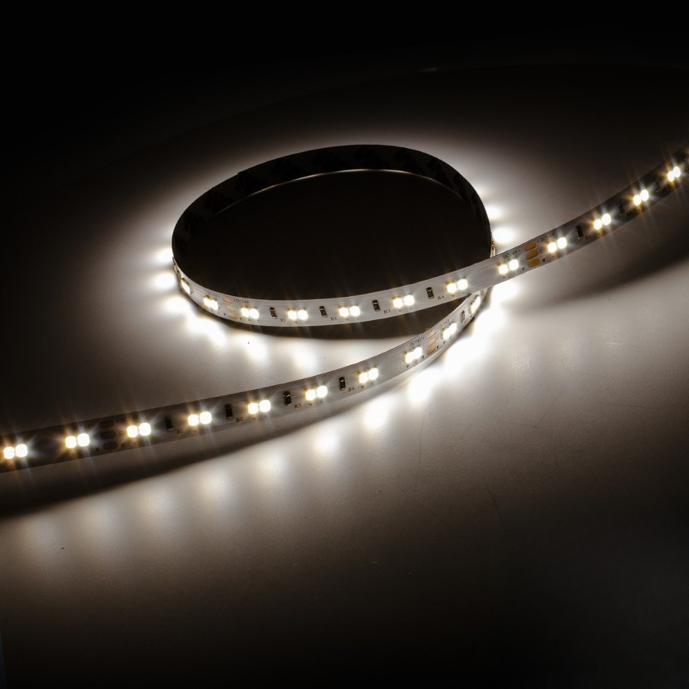 Bandeau LED blanc chaud et pur IP20 14,4 Watts / mètre SMD 5050