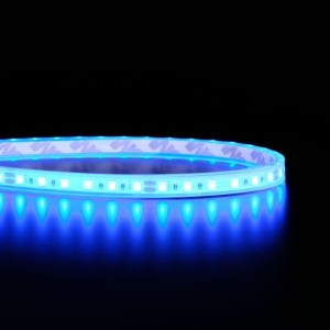 Ruban LED étroit IP68 2835 bleu - intérieur - 9,6W/m - 120 LED/m
