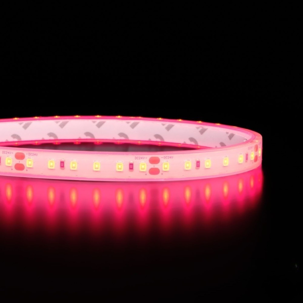 Bande LED 2835+ rouge IP20 9,6 watts / mètre