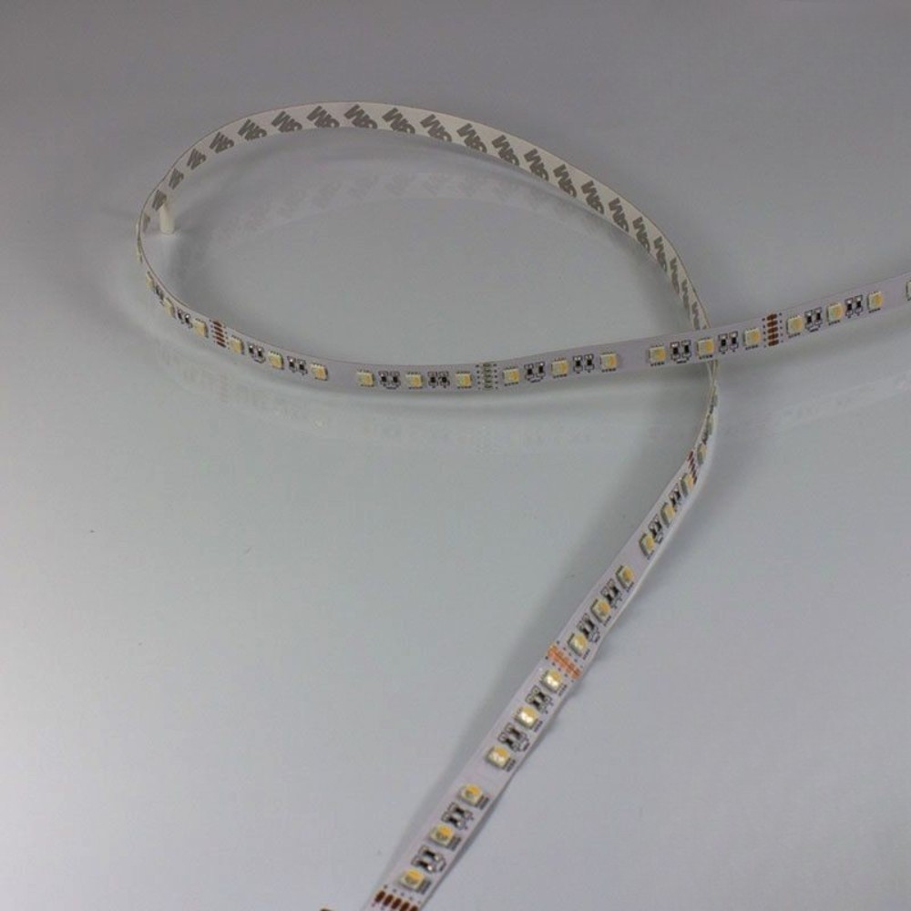 Ruban LED intérieur étanche RGB et blanc chaud 19,2W/m
