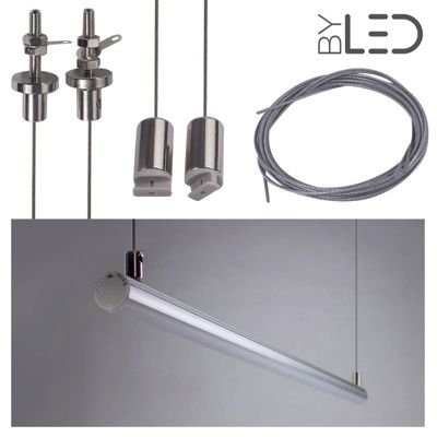Kit suspension pour profilé LED tube - T01