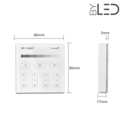 Télécommande murale 4 zones Dimmer - MiBoxer B1