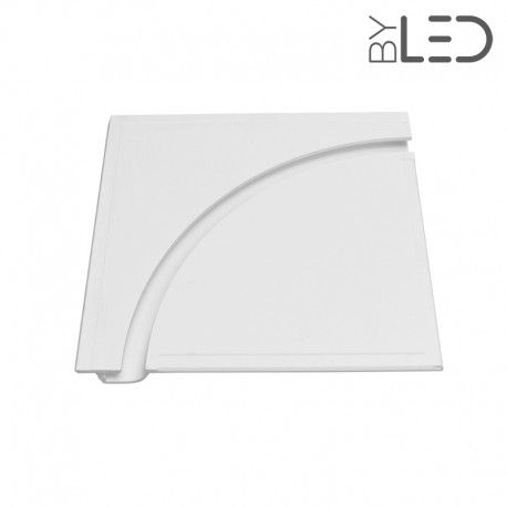 Profil arrondi ¼ de cercle en plâtre pour ruban LED – STAFF