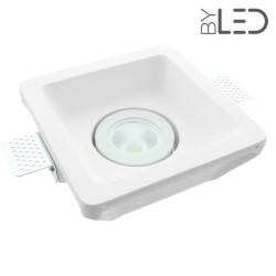Spot encastrable en plâtre carré orientable STAFF - PEC05