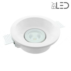 Spot encastrable en plâtre rond orientable STAFF - PER05