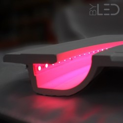Profil linéaire en plâtre pour ruban LED – 1M STAFF