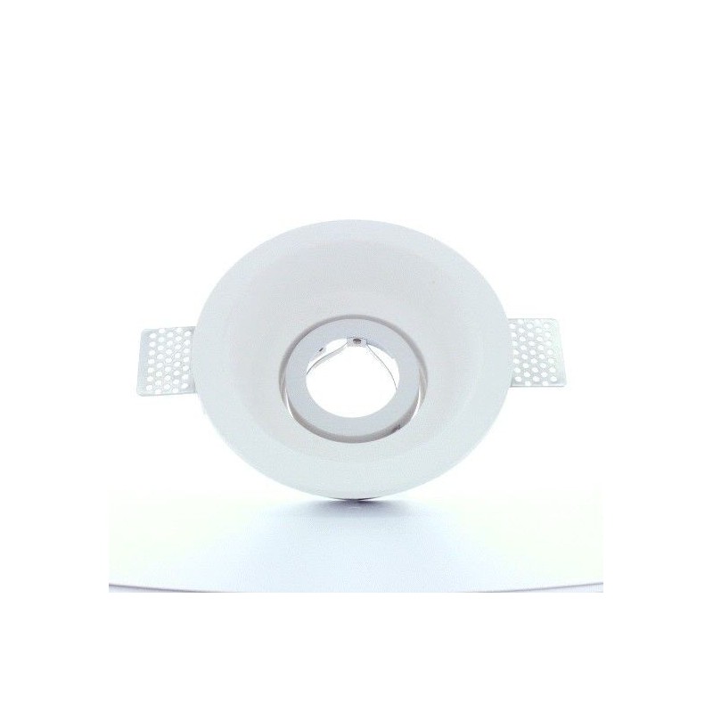 Spot encastrable en plâtre rond orientable STAFF