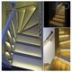 Profilé aluminium contre-marches escaliers pour ruban LED - CRAFT - S01