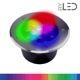 Spot LED encastré de sol inox 24V 12 W - Terra 12 - RGB