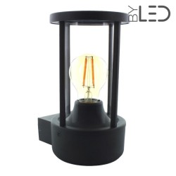 Applique LED extérieure sans ampoule E27 - 230V - Anthracite - TRADI