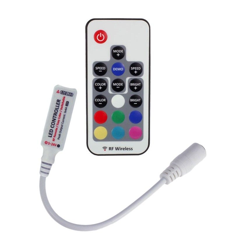 telecommande radio et controleur pour ruban LED rgb digital