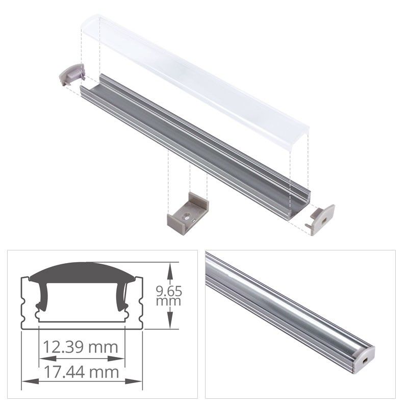 profile aluminium d' angle - Led's Run  Spécialiste des luminaires LED à  la Réunion pour les professionnels et particuliers.