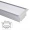 Profilé aluminium encastrable large ruban LED - E10
