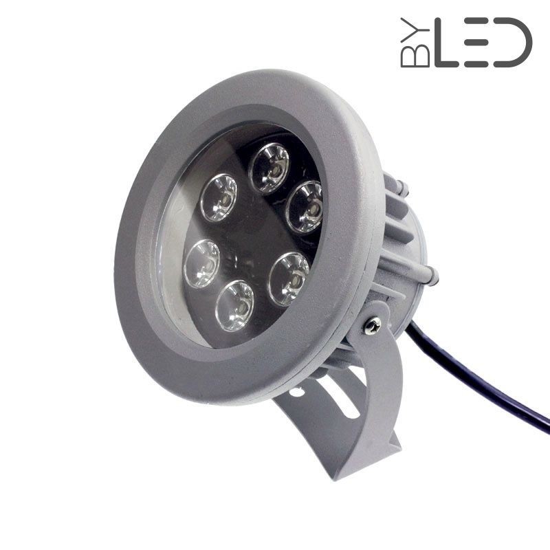 Spots sur piquet extérieur 6W