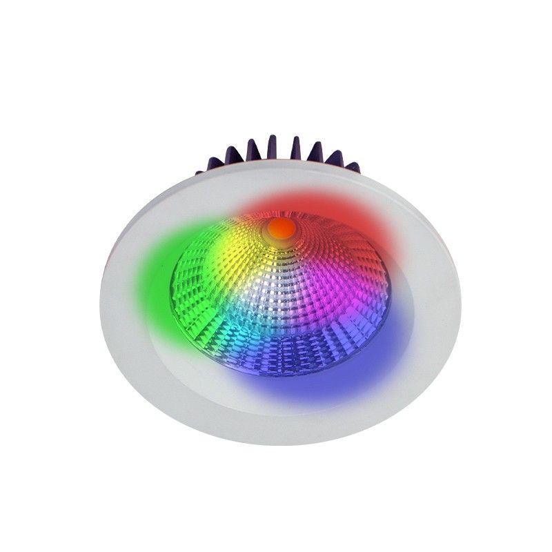 Spot LED encastrable RGB + BLANC 12W dimmable - ®