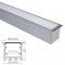 Profilé aluminium encastrable large pour 2 ruban LED - CRAFT - E06