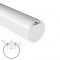 Profilé LED aluminium rond pour suspension – CRAFT – T03- Diffuseur givré