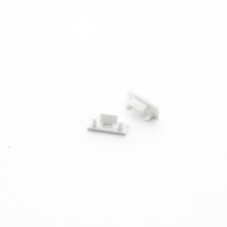 Embouts de finition pour profilé C06 Alu ou Blanc (la paire)