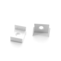 Clips de fixation pour profilé C06 Alu ou Blanc (la paire)