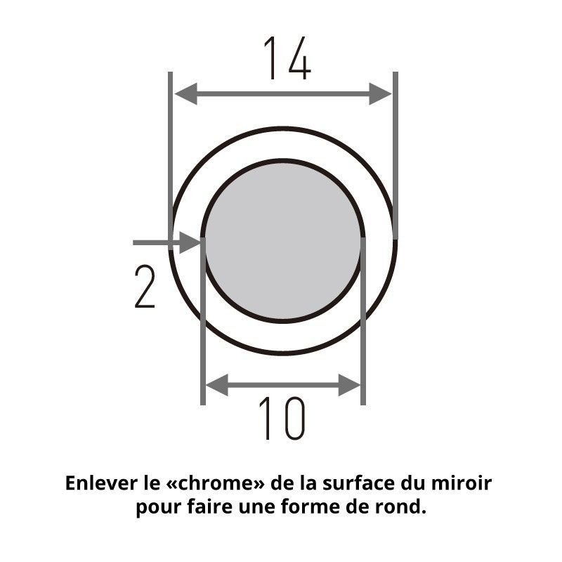 Interrupteur sensitif pour miroir