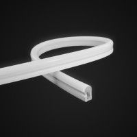 Tube néon flex rond fin pour ruban LED - latéral – R0816