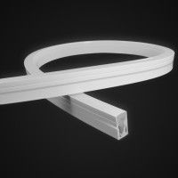 Tube néon flex carré pour ruban LED - Direct - D1220