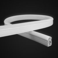Tube néon flex rond large pour ruban LED - latéral – R1326