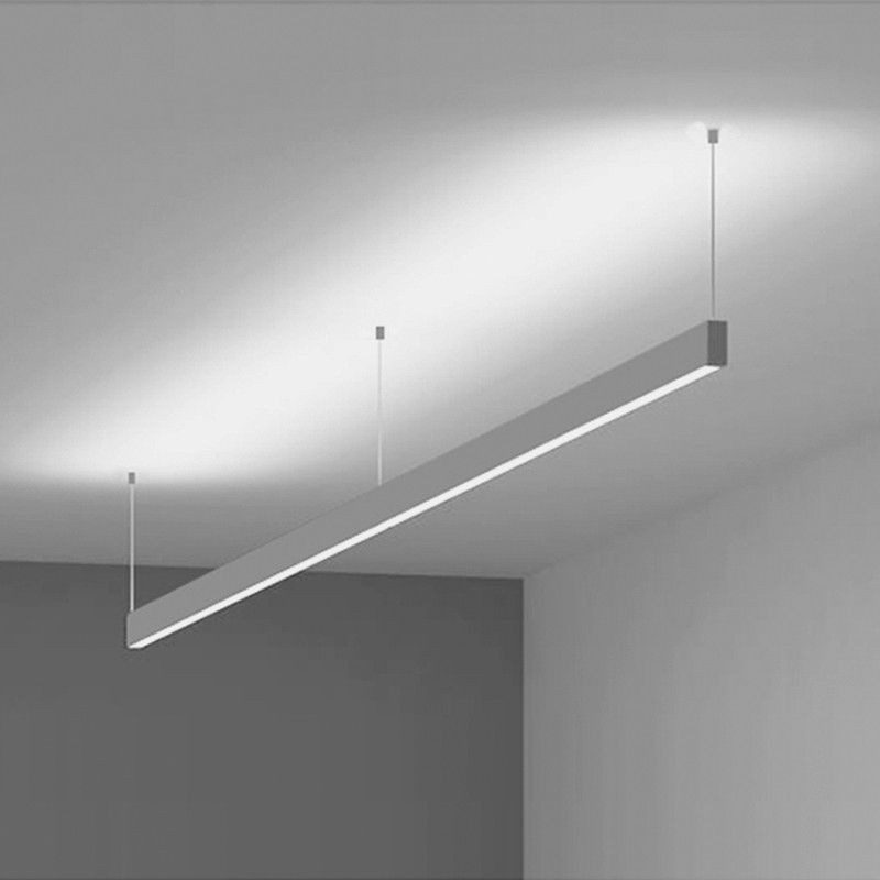 Profilé LED aluminium suspension up & down – CRAFT – U01 - Diffuseur givré