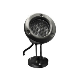 Spot LED immergeable orientable 90mm - 3W - 12V - Inox - HYDRO