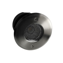 Spot LED encastré de sol rond 120mm - 5W - 230V - Inox - QINOX
