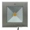 Spot LED encastré de sol carré inox 10W - 230V - QINOX 210mm