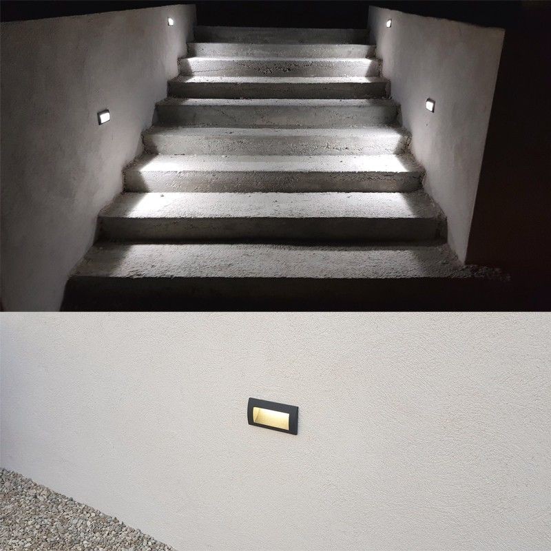 Spot encastré mural LED étanche - 230V - QUARK-15