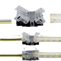 Connexion rapide ruban LED CCT IP65 - Cable 10 mm - 3p