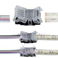 Connexion rapide ruban LED RGBW IP65 - Câble 12 mm - 5p