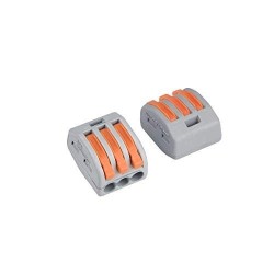Connecteur rapide à levier – 3 pôles