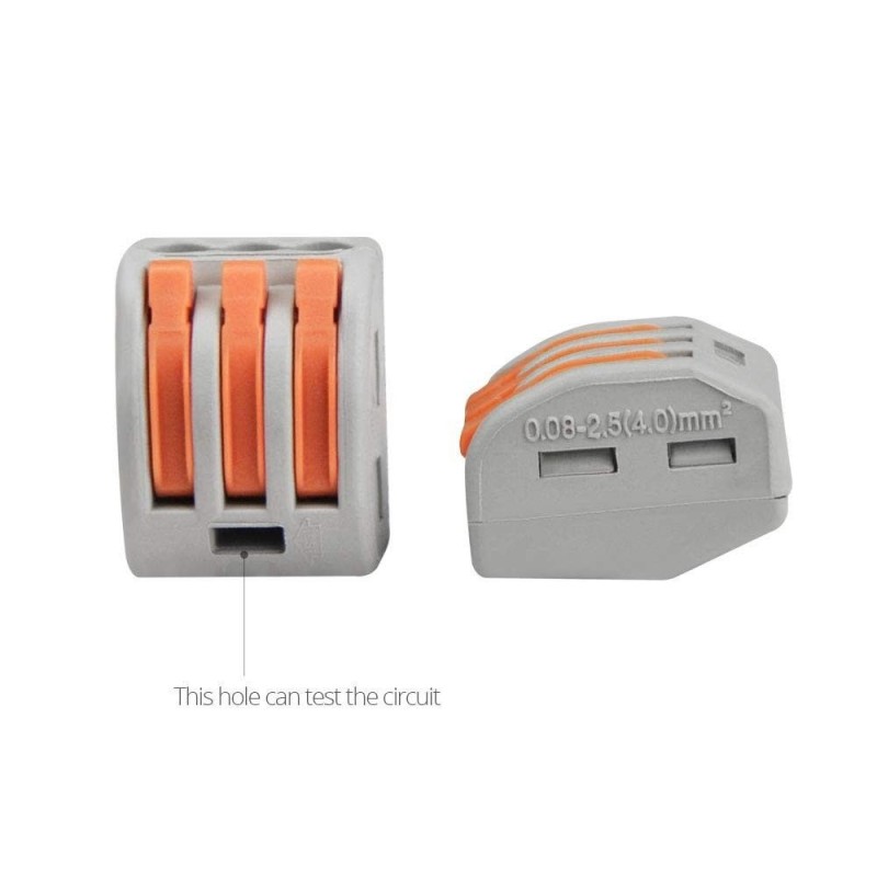 Connecteur rapide à levier – 3 pôles