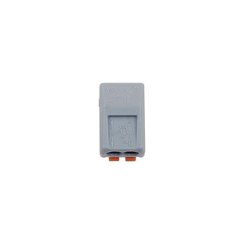Connecteur rapide à levier – 2 pôles