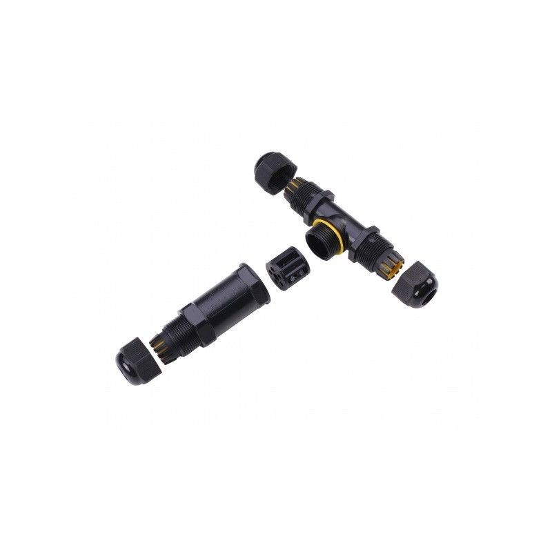 Connecteur de jonction étanche IP68 rapide et miniature - Axial