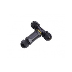 Connecteur étanche en T à  vis – 3 pôles - Axial
