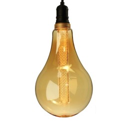 Ampoule LED à Tube Grande goutte S165 – E27 – 3,5 W – Ambrée 1800K - Dimmable