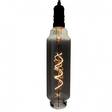 Ampoule LED à filament Spirale Cylindre Smoky - E27 - 4W - 2200K - Dimmable