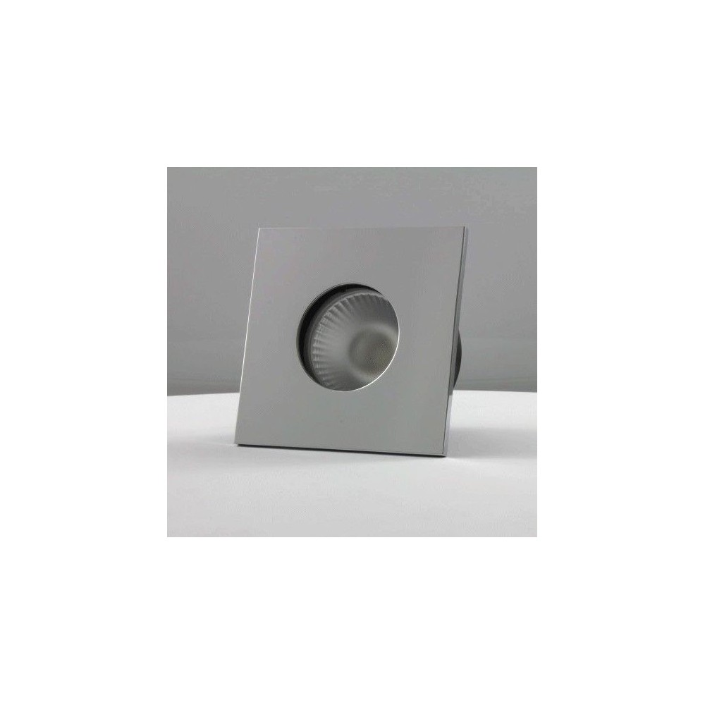 Spot encastrable collerette carrée flat SPLIT - Chrome