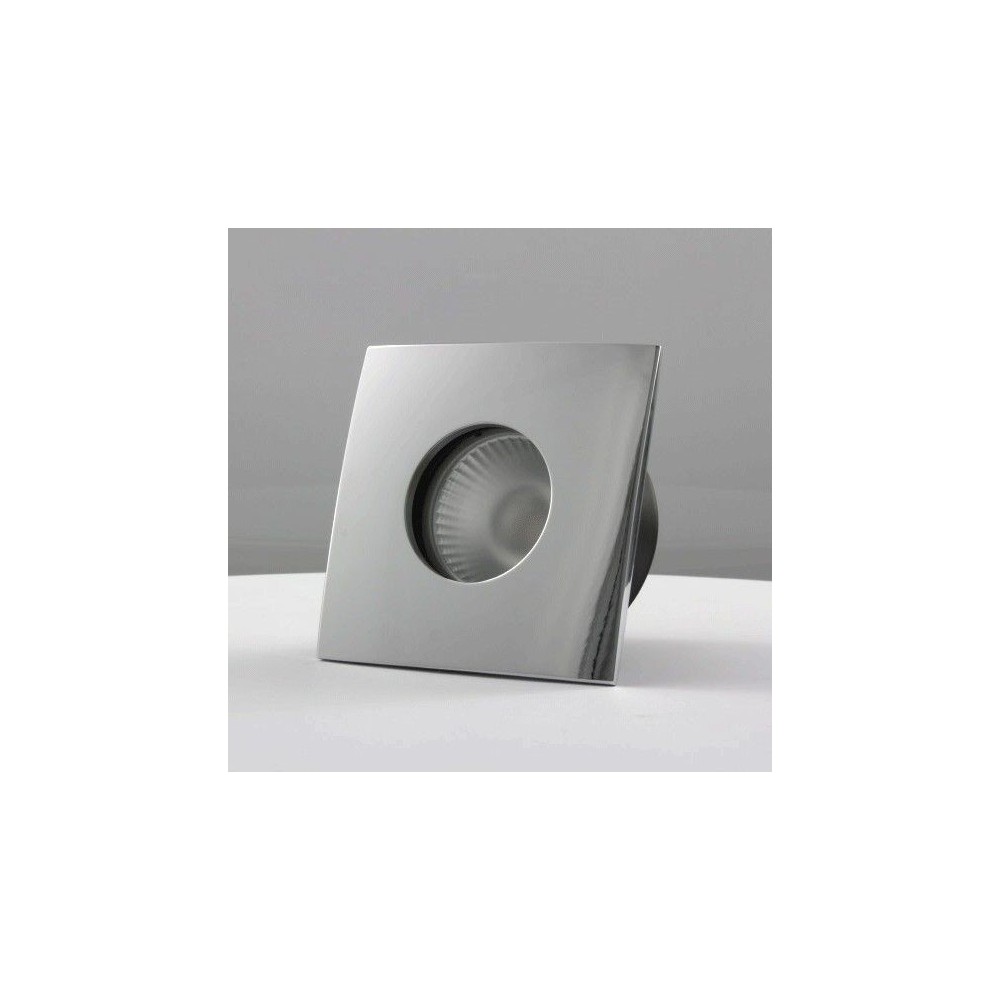 Spot encastrable collerette carrée convex SPLIT - Chrome