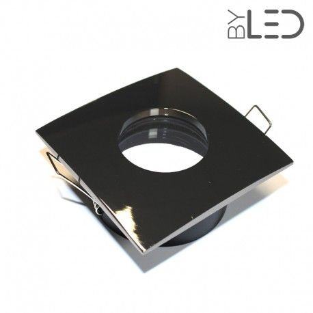 Spot encastrable collerette carrée convex SPLIT - Canon de fusil