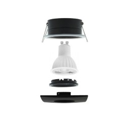 Support GU10 IP65 pour collerette Split - BEPOS RT2020