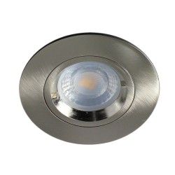 Spot encastrable IP65 pour LED GU10 – CLASS rond – Nickel satiné