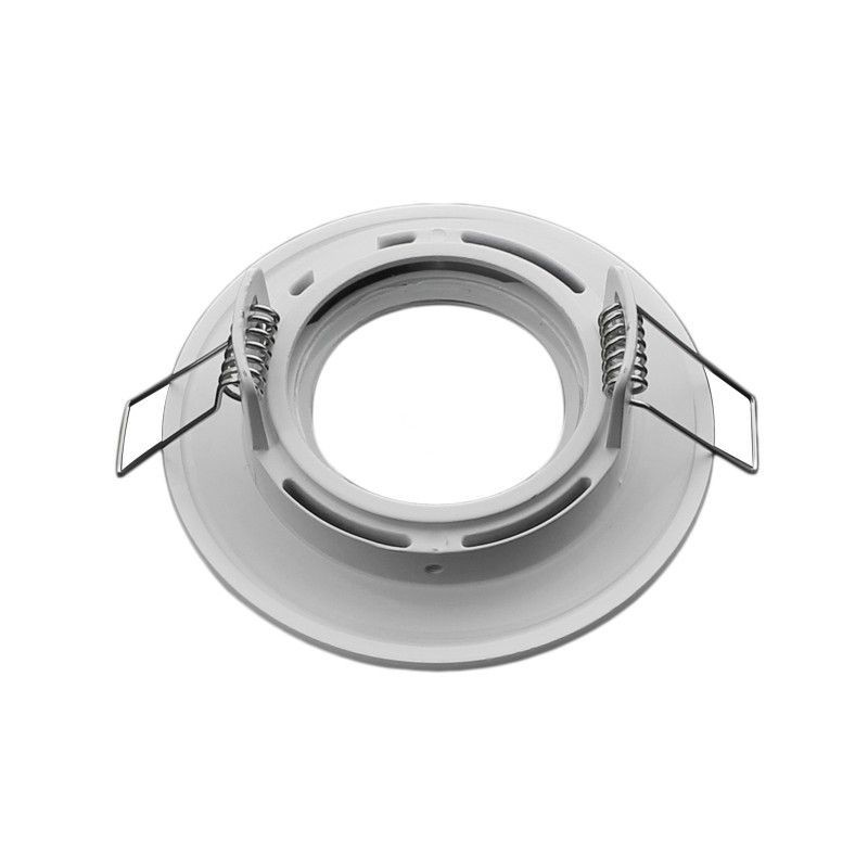 Spot encastrable IP65 pour LED GU10 – rond – blanc