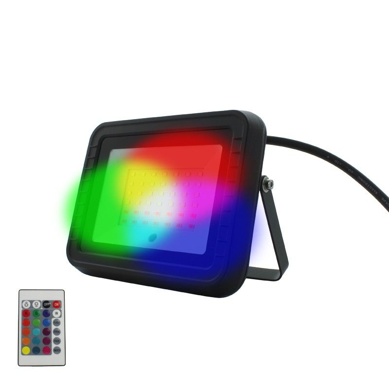 Projecteur LED RGB 30W extérieur – IR - ®